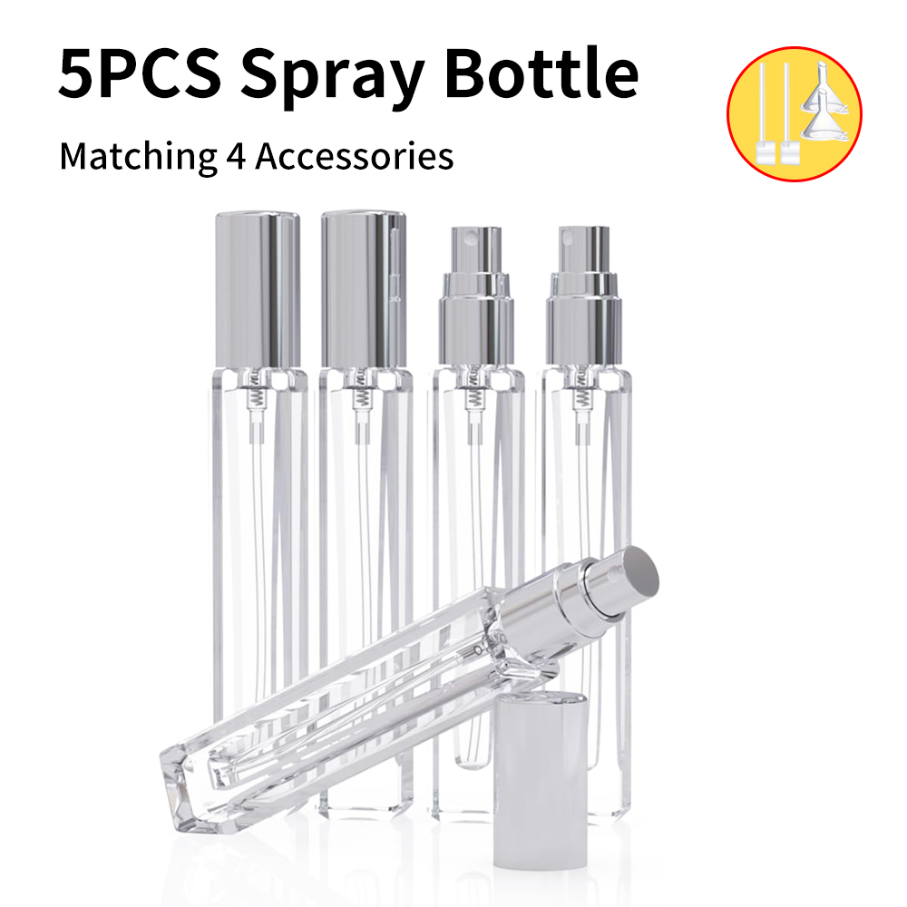 Fragrance Atomizer Pump - 5-delige lege cologne verstuiver, 10ML mini