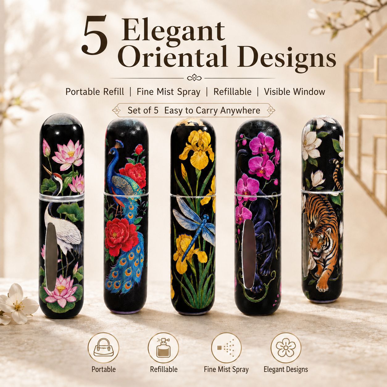 5-delige Bloemen en Vogels Geh - Perfume Fragrance Direct recensie en prijs