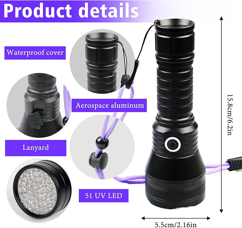 TOPCOM 51LED UV-zaklamp Oplaad - Amber Musk Oil recensie en prijs