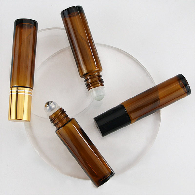 5PCS 10/15ml Amber Glas Lege R - Attar Oil Roll On recensie en prijs