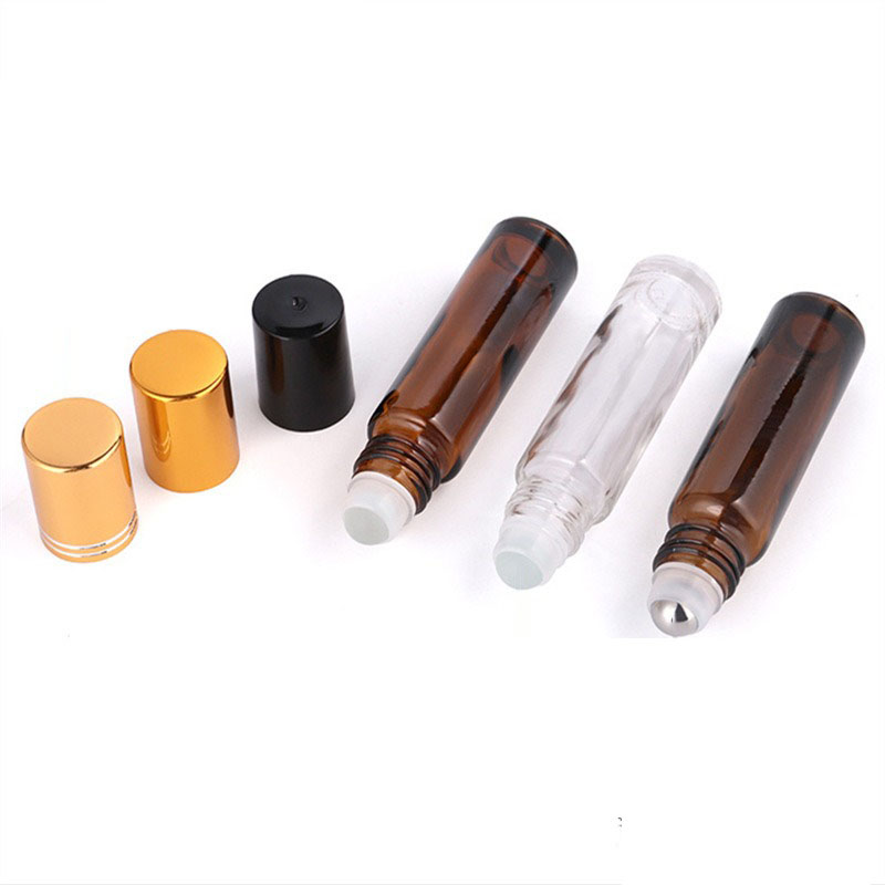 5PCS 10/15ml Amber Glas Lege R - Attar Oil Roll On recensie en prijs